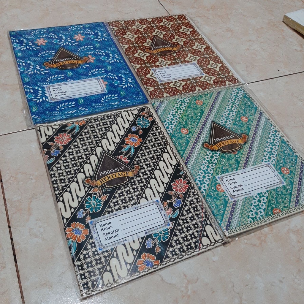 Jual Isi Sampul Buku Sampul Buku Kertas Kuarto Batik Motif