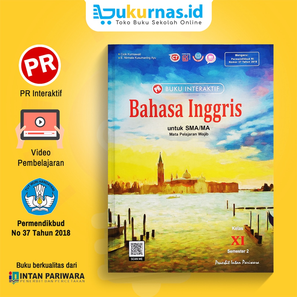 Jual Buku PR Interaktif Bahasa Inggris SMA MA Kelas 11 Semester 2