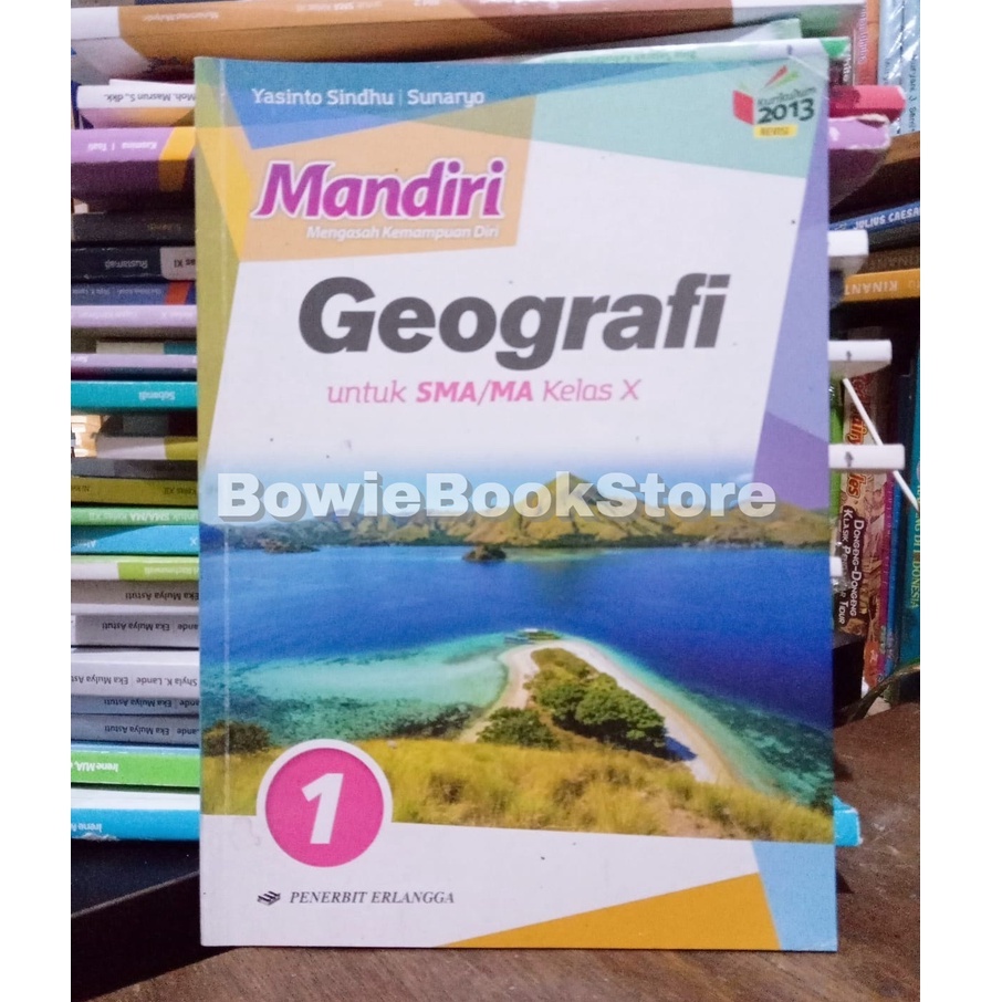 Jual Buku Mandiri Geografi Untuk Sma Ma Kelas X Original Shopee