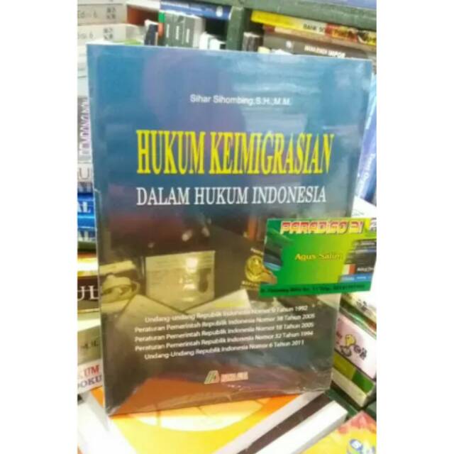 Jual Buku Hukum Keimigrasian Dalam Hukum Indonesia Shopee Indonesia