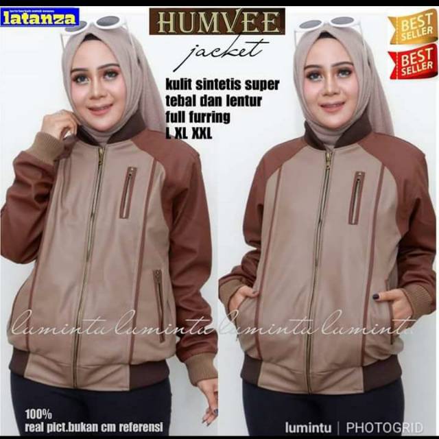 Jual Jaket Kulit Sintesis Humvee By Latanza Shopee Indonesia