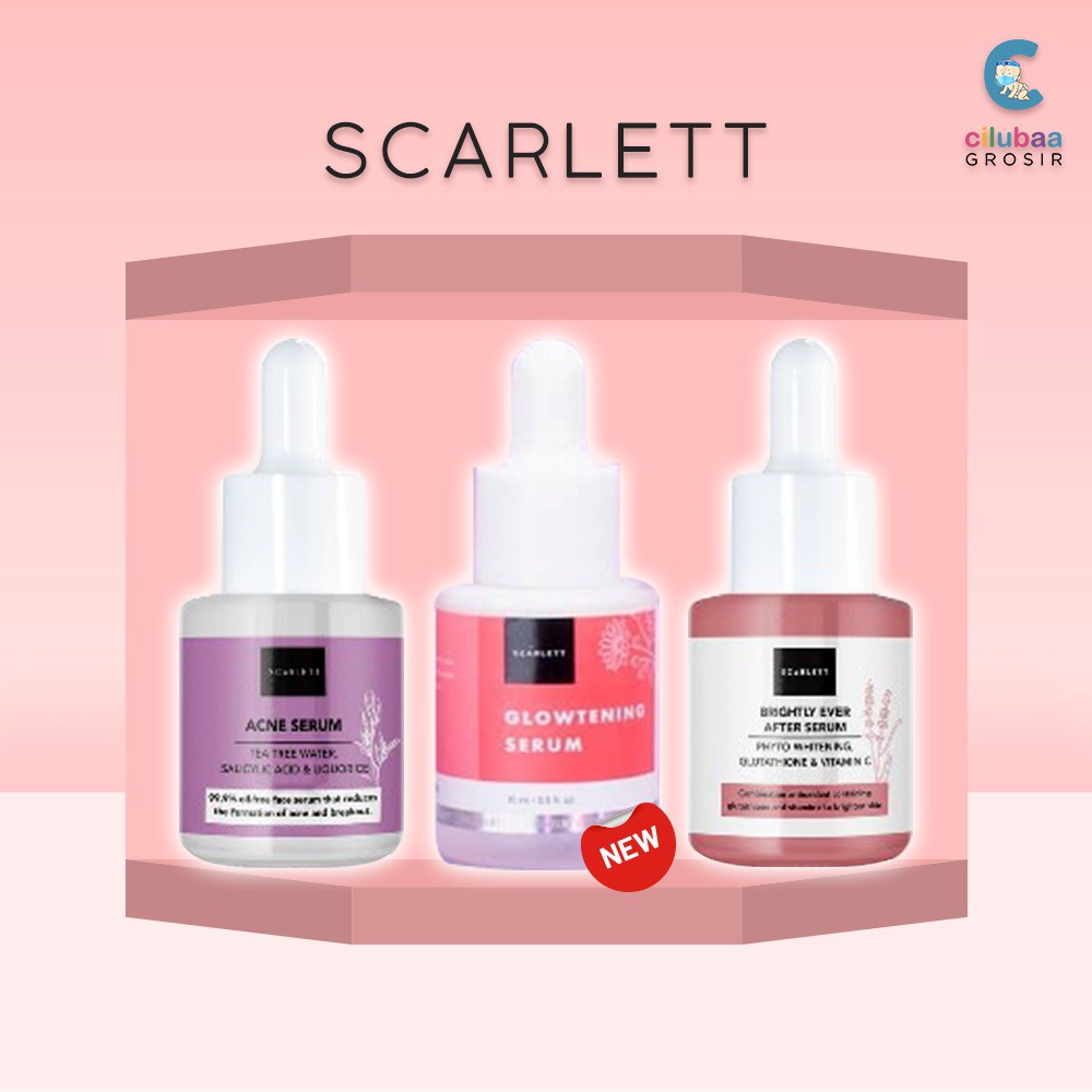 Jual Scarlett Whitening Brightly Ever After Serum Cream Day Night