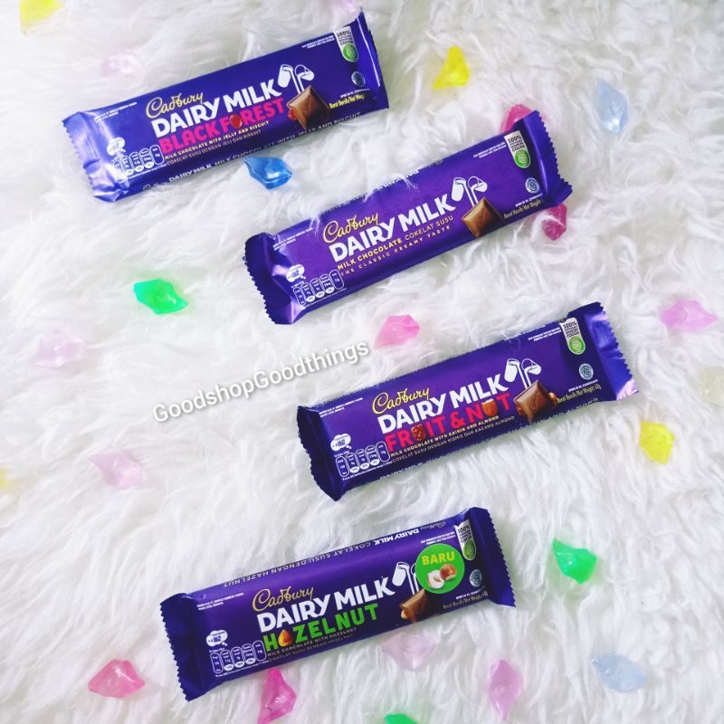 Jual Cadbury Dairy Milk Chocolate Gr Rasa Black Forest Hazelnut