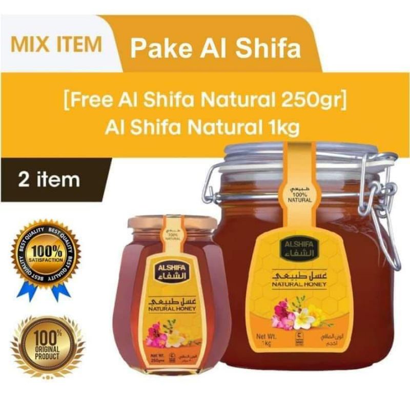 Jual MADU AL SHIFA 1Kg BELI 1 GRATIS 1 Shopee Indonesia