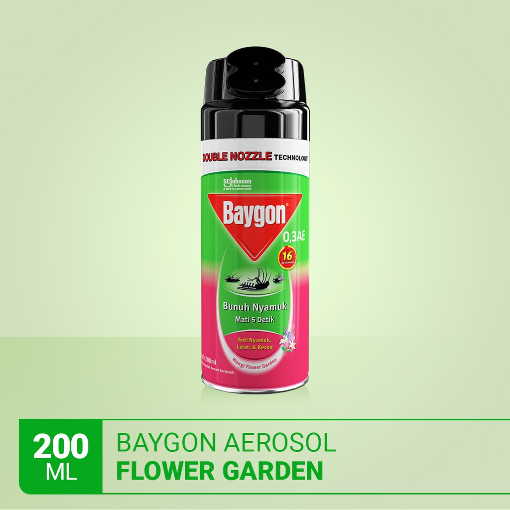 Jual Baygon Aerosol Flower Garden Ml Indonesia Shopee Indonesia