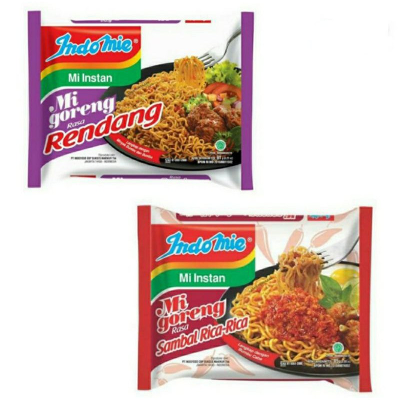 Jual Indomie Goreng Rendang Rica Rica Pcs Shopee Indonesia