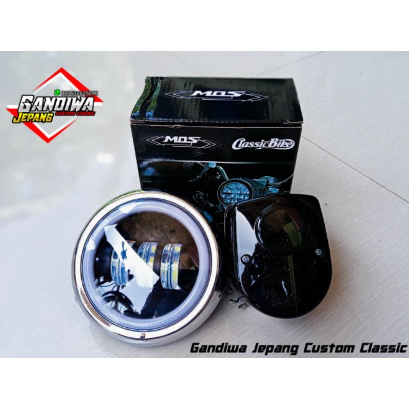 Jual Reflektor Lampu Daymaker Honda C70 ENGEL EYE Set Stoplam Stopan