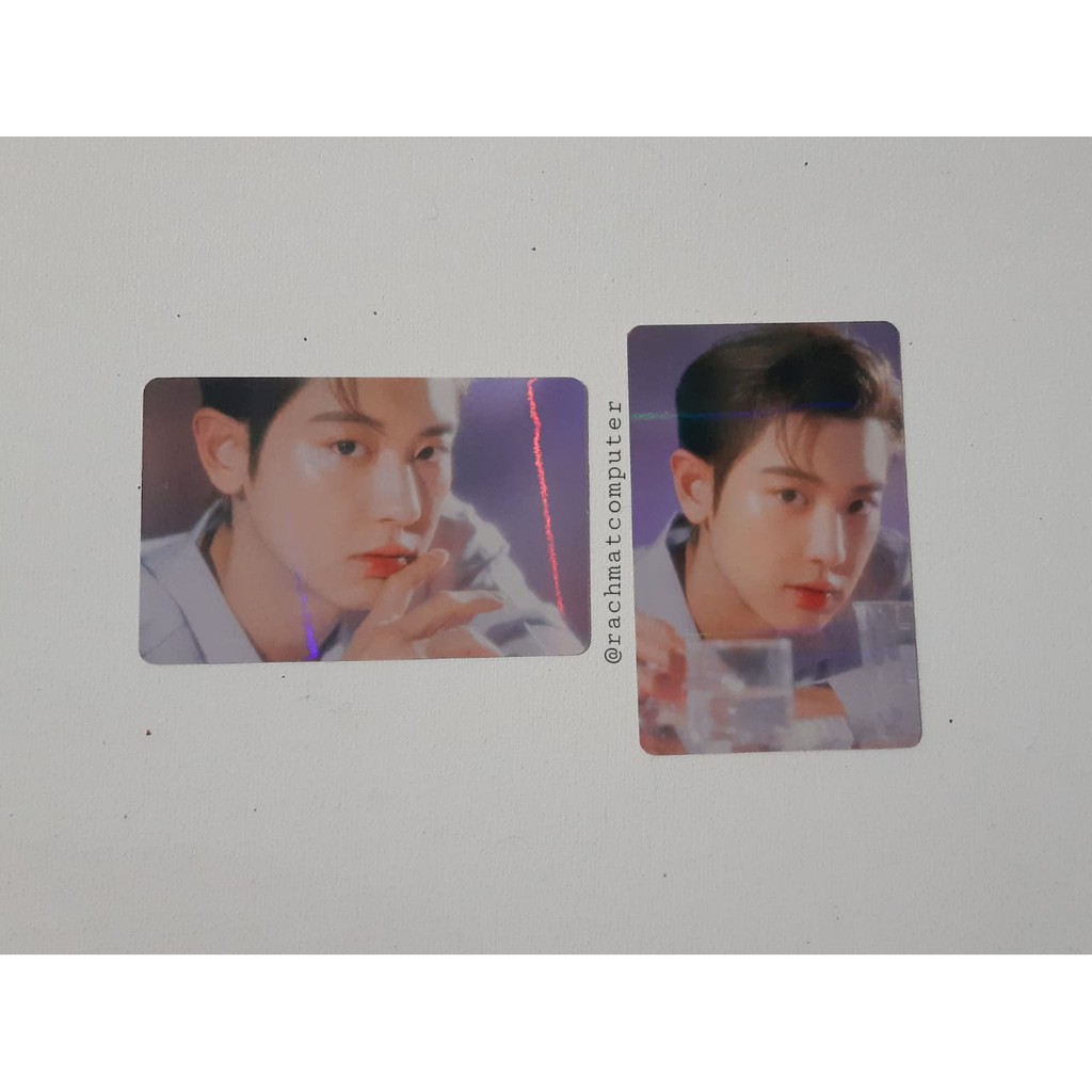 Jual PHOTOCARD PC CHANYEOL X NACIFIC OFFICIAL PURPLE HOLOGRAM EXO PCY