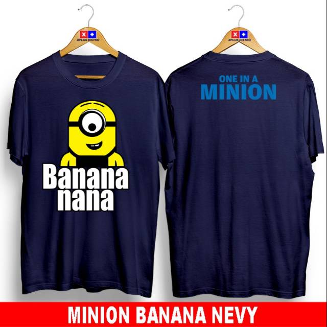 Jual BAJU OBLONG KAOS DISTRO MINION BANANA NANA Shopee Indonesia