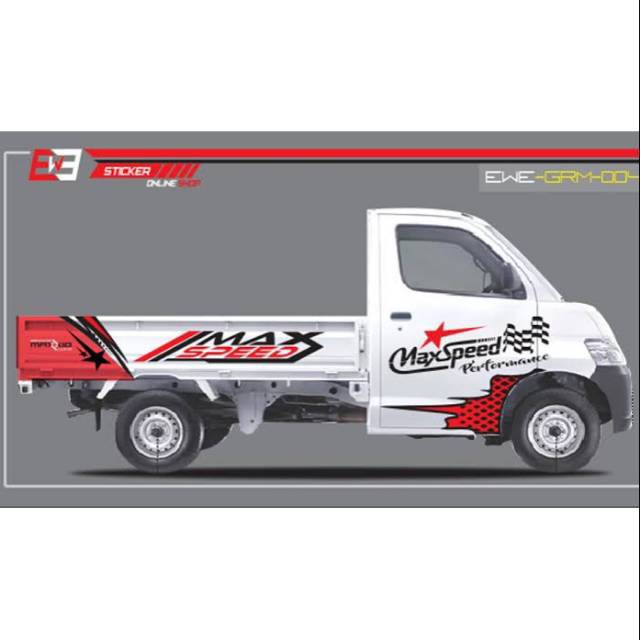 Jual Stiker Mobil Pick Up Suzuki APV Daihatsu Grandmax New Carry