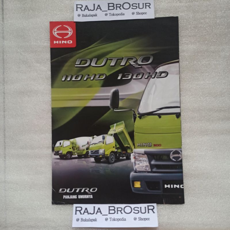 Jual Poster Brosur Hino 300 Series Dutro 110 HD 130 HD Shopee Indonesia