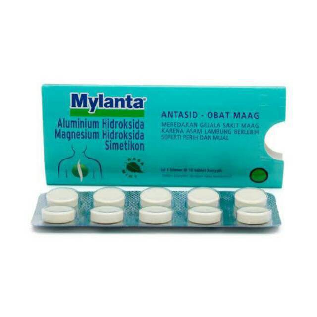 Jual Mylanta Tablet 1 Strip Isi 10 Tablet Shopee Indonesia