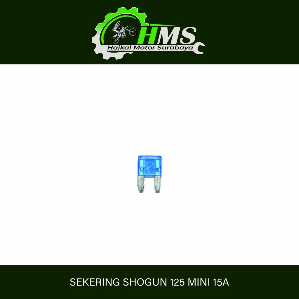 Jual SEKERING SHOGUN 125 MINI 15 A WARNA BIRU FUSE DX MICRO FUSE