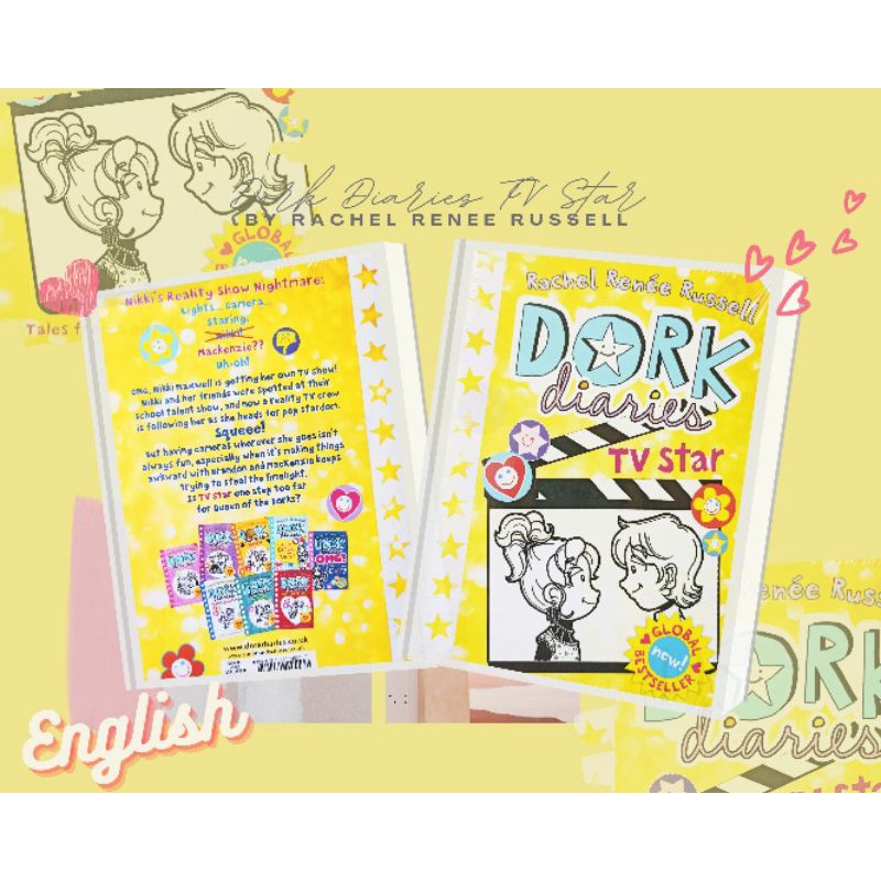 Jual Buku Dork Diaries TV Star By Rachel Renee Russell English Shopee