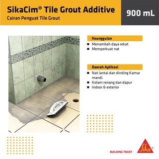 Jual Sika Sikacim Tilegrout Additive Obat Nat Tahan Kimia Kamar Mandi