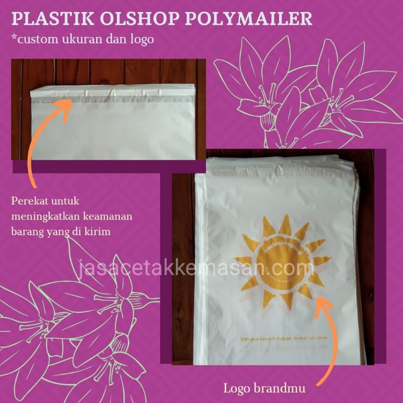 Jual Sablon Plastik Polymailer X Cm Shopee Indonesia