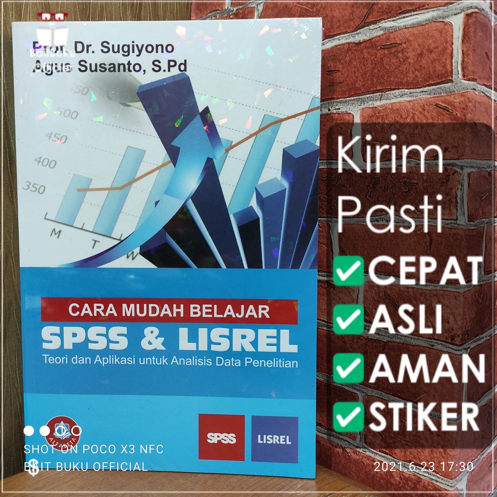 Jual Cara Mudah Belajar Spss Dan Lisrel Sugiyono Indonesia Shopee Indonesia