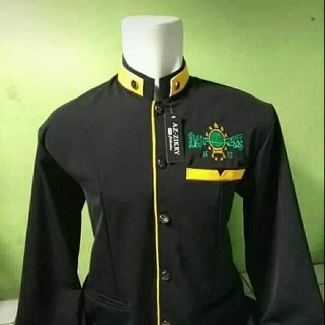 Jual Jasko Polos Di Tambah Logo NU Terbaru Lebih Elegan Kain JAGUWAR