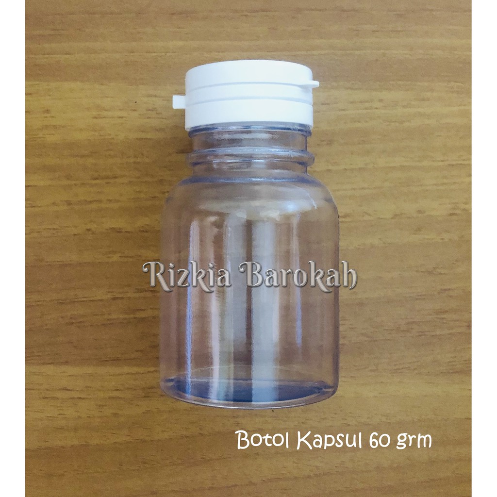 Jual Botol Obat 60 Grm Isi 20 Botol Wadah Kapsul Garlyc Garlic