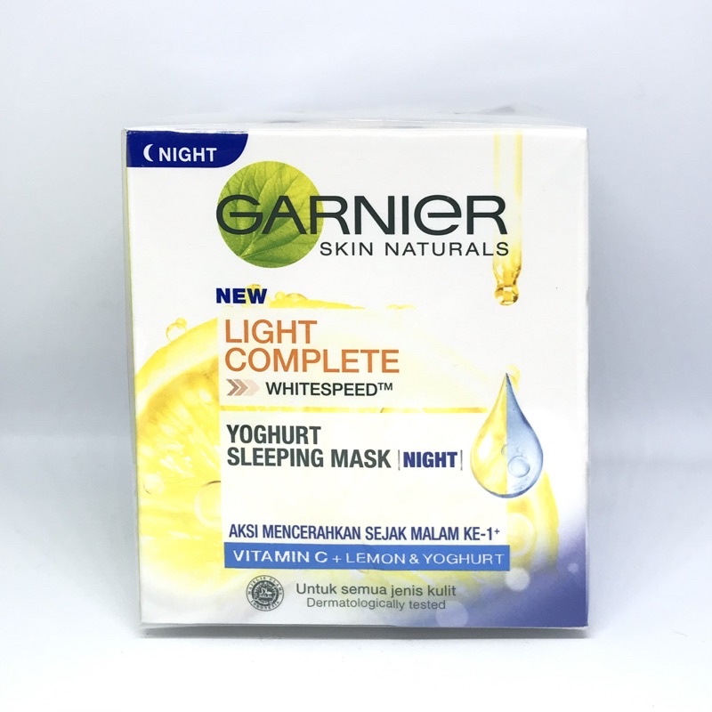 Jual Garnier Bright Complete White Speed Sleeping Mask Night Cream