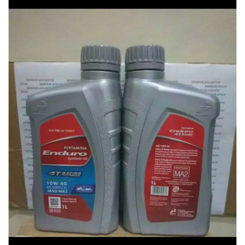 Jual OLI PERTAMINA ENDURO RACING 4T 10W 40 API SL ISI 1 LITER Indonesia