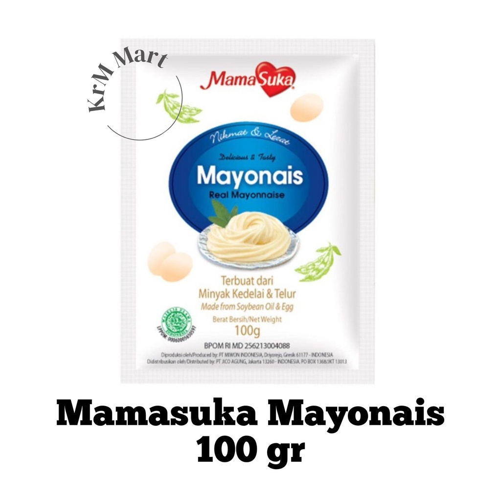 Jual Mamasuka Mayonais 100 Gr Original Mayo Mayonnaise Mayones Salad