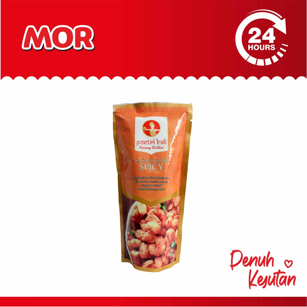 Jual Poetri Bali Kacang Kapri Spicy Nut Rasa Pedas Gr Shopee Indonesia