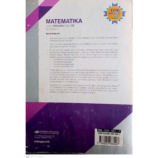 Jual Buku Matematika Kelas Xii Sma Ma K Kelompok Wajib Penerbit