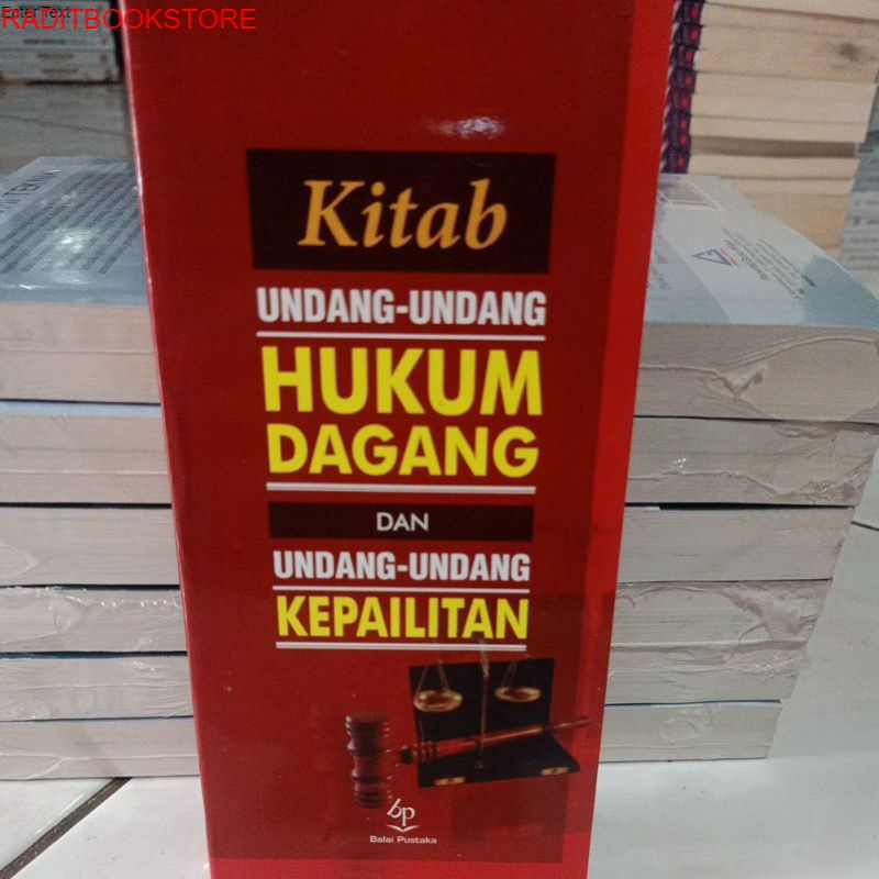 Jual Kitab Undang Undang Hukum Dagang Dan Kepailitan By Subekti