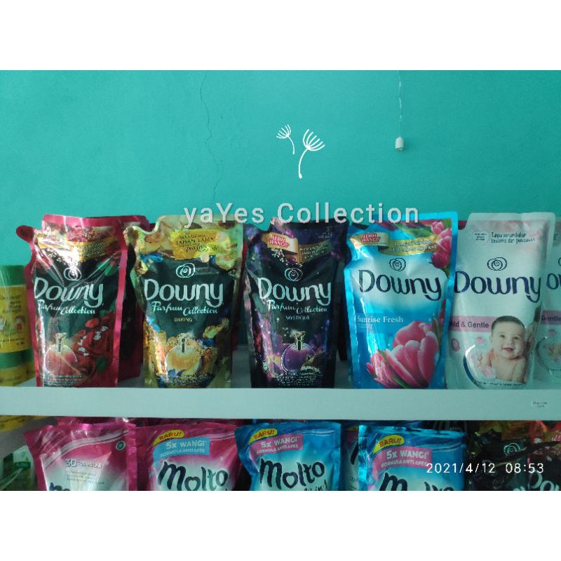 Jual Downy Pelembut Pewangi Pakaian Konsentrat Ml Ml Refil