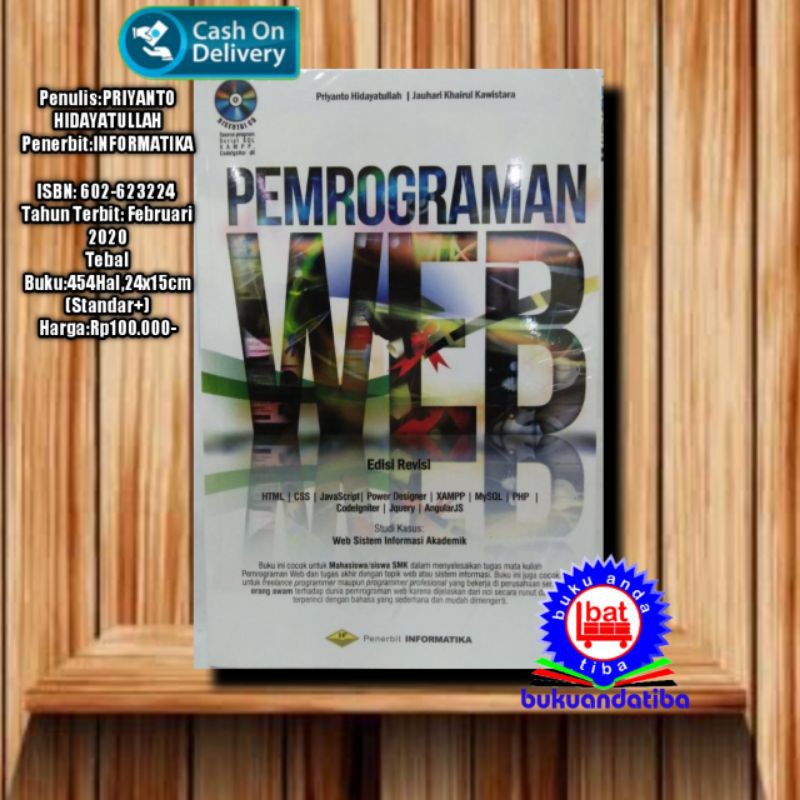 Buku Pemrograman Web Edisi Revisi Cd Priyanto Hidayatullah Shopee