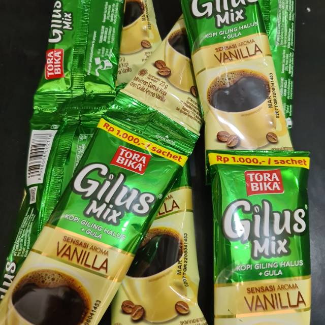 Jual Kopi Torabika Gilus Mix Vanilla Renceng 1 Renceng Isi 10 Bungkus