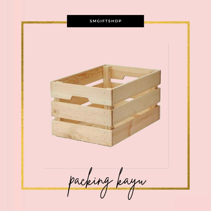 Jual Tambahan Packing Kayu Khusus Untuk Produk Frame Shopee Indonesia