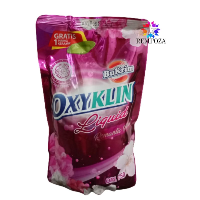 Jual Bukrim Oxyklin Liquid Romantic Floral 750 Ml Shopee Indonesia