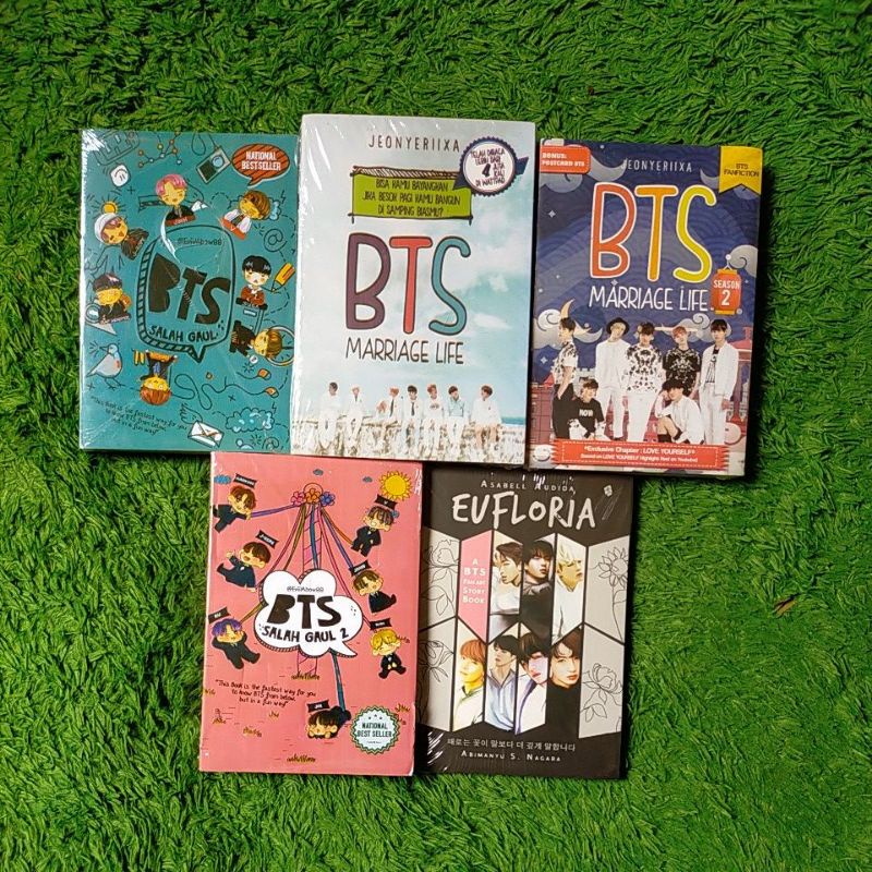 Jual NOVEL BTS SALAH GAUL 1 2 BTS MARRIAGE LIFE 1 2 BTS EVLORIA