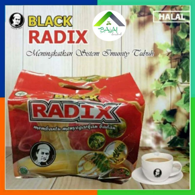 Jual Kopi Black Radix Merah HPA International Pak Haji 20 Sachet