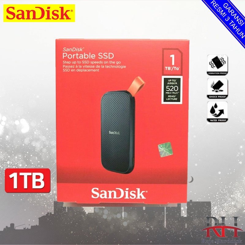 Jual SanDisk Portable SSD E30 1TB USB 3 2 Indonesia Shopee Indonesia