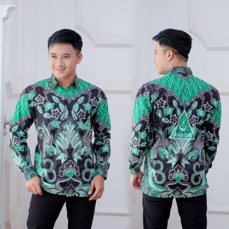 Jual Kemeja Batik Ansor Nu Terbaru Seragam Nu Shopee Indonesia