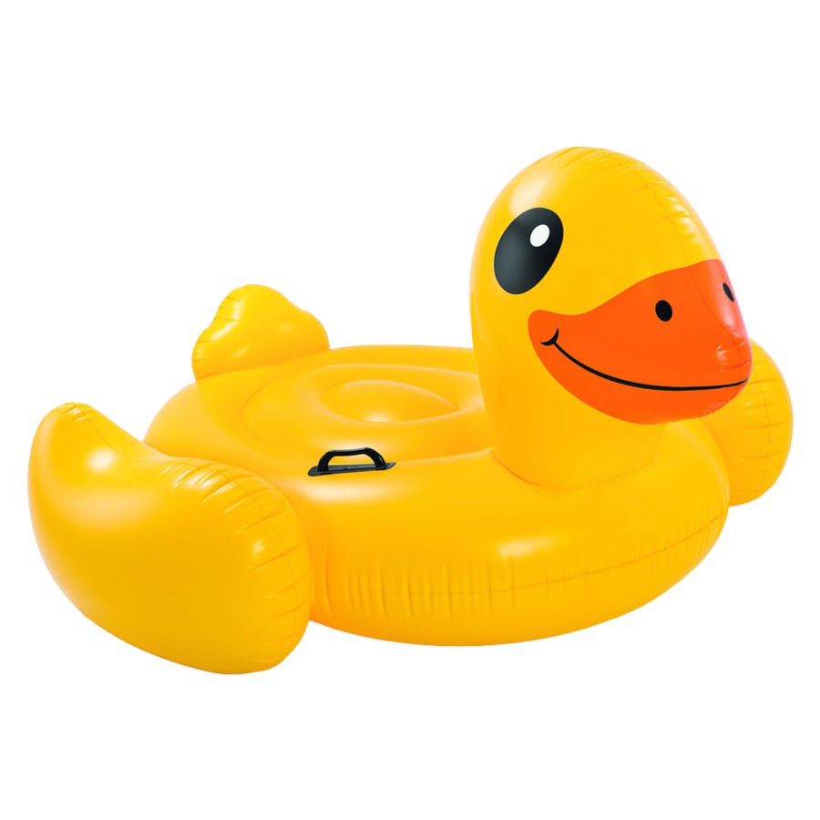 Jual INTEX 57556 PELAMPUNG Bebek Yellow Duck Ride On Shopee Indonesia