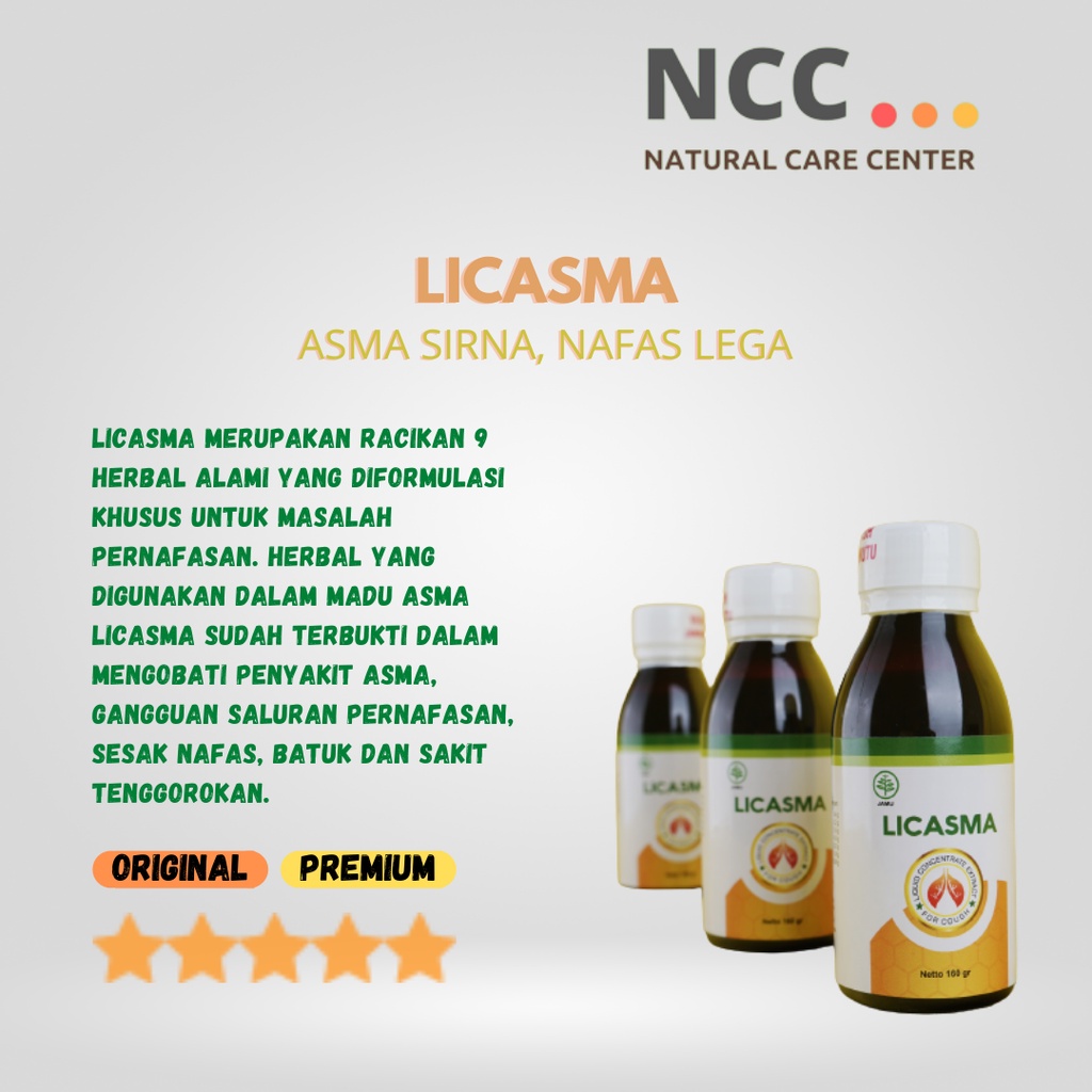 Jual Madu Licasma Obat Asma Sesak Nafas TBC Batuk Sakit Tenggorokan