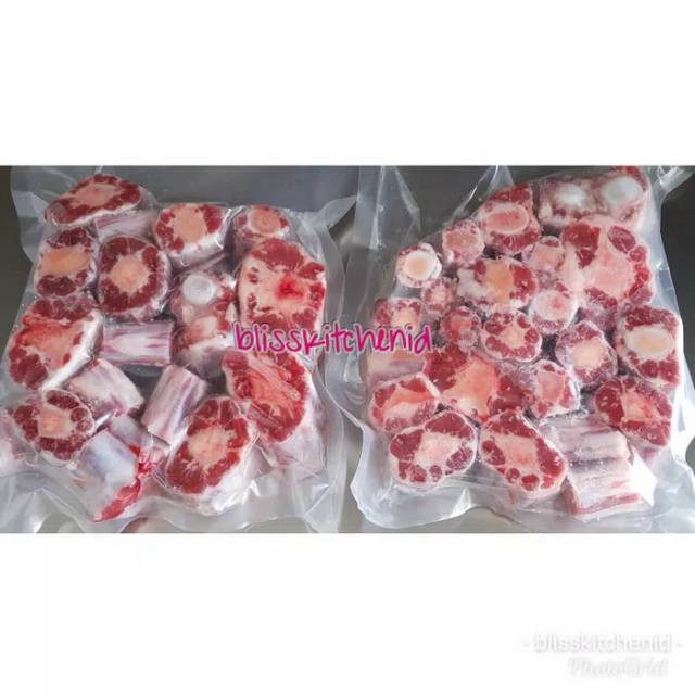 Jual Buntut Sapi AUS Impor Oxtail Kualitas Super UkuranS 2 4cm