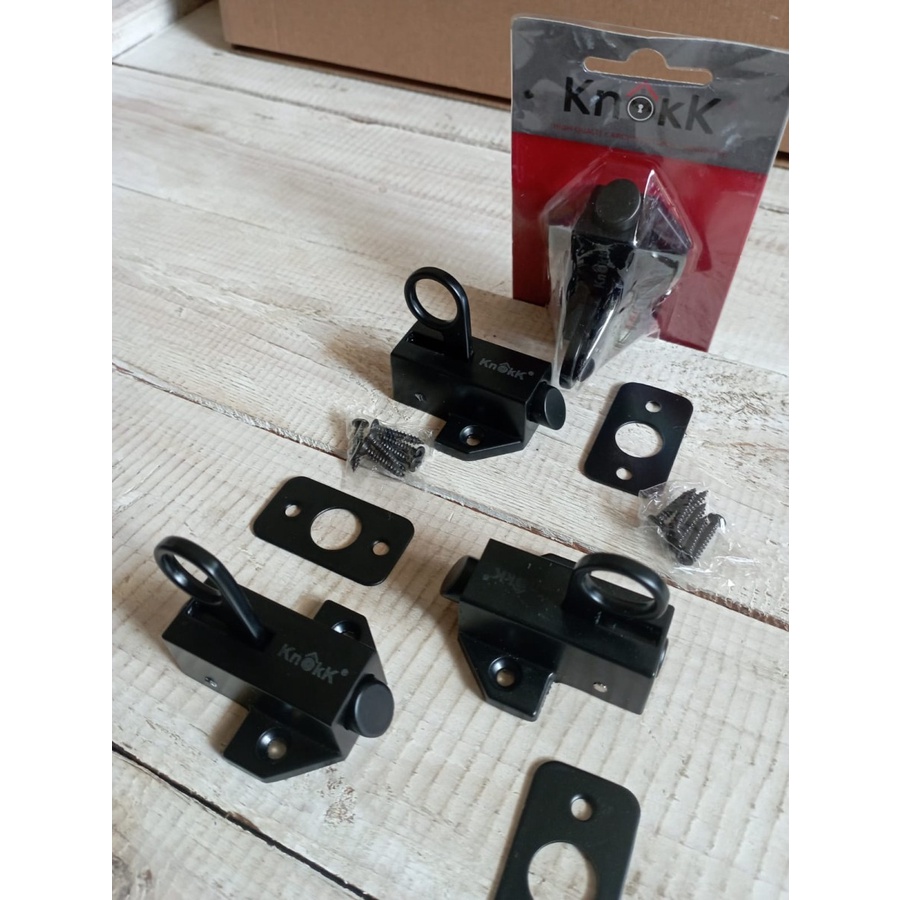 Jual Spring Knip Jendela Grendel Hitam Matt Powder Coating Minimalis