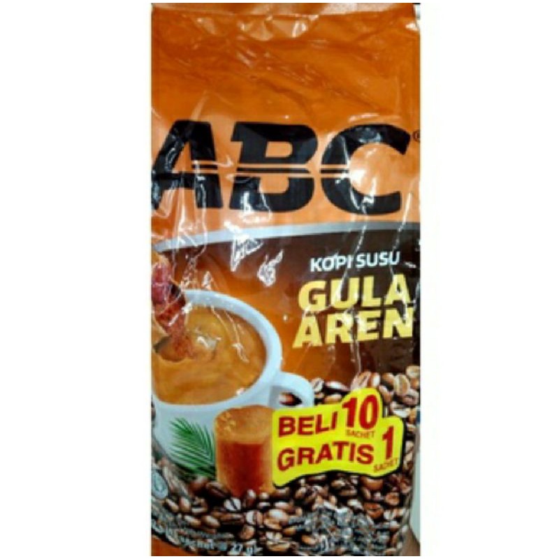 Jual Abc Kopi Susu Gula Aren Pack Sachet Sachet G Shopee