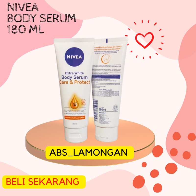 Jual NIVEA BODY SERUM CARE PROTECT 180 ML Shopee Indonesia