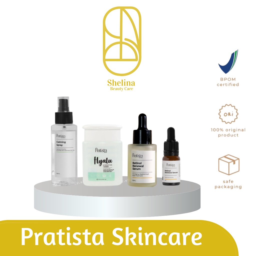 Jual Pratista Hyalu Hydrating Calming Spray Retinol Renewal Serum