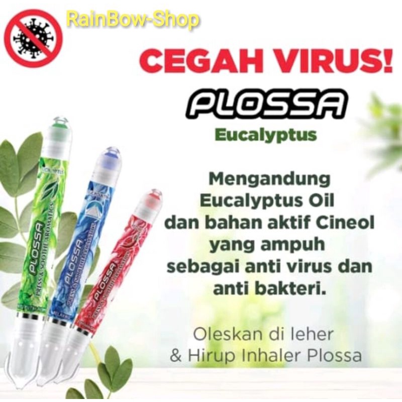 Jual Minyak Angin Plossa Aromatherapy In Eucalyptus Ml Pilih