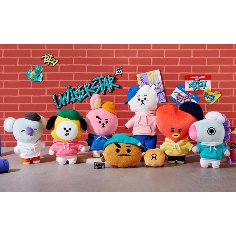 Jual Bt Street Mood Official Standing Doll Bts Koya Rj Shooky Mang