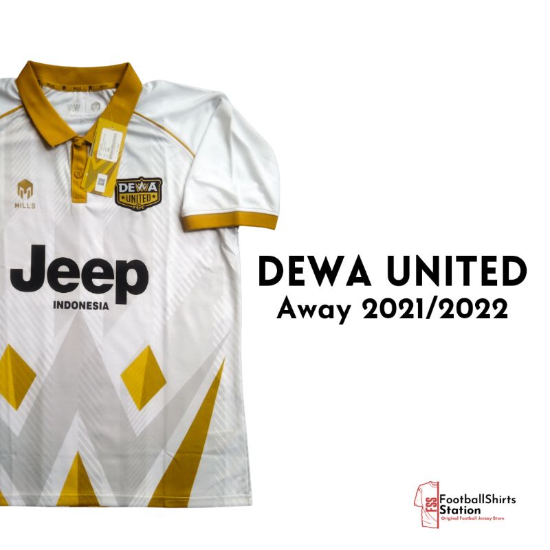 Jual Jersey Dewa United Away Replica Version Original Mills