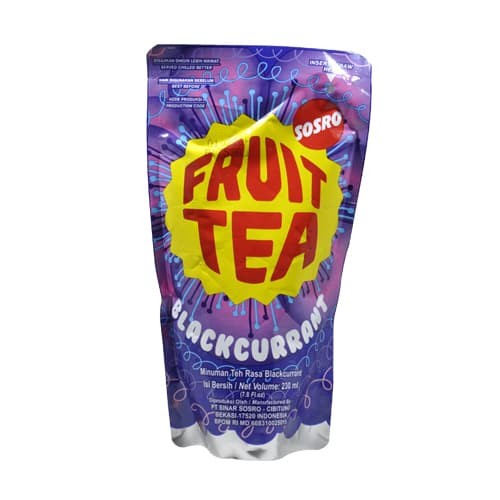 Jual Ss Fruit Tea Blackcurrant Pouch Ml Shopee Indonesia