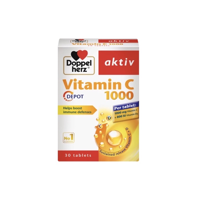 Jual Doppelherz Aktiv Vitamin C Isi Kapsul Shopee Indonesia